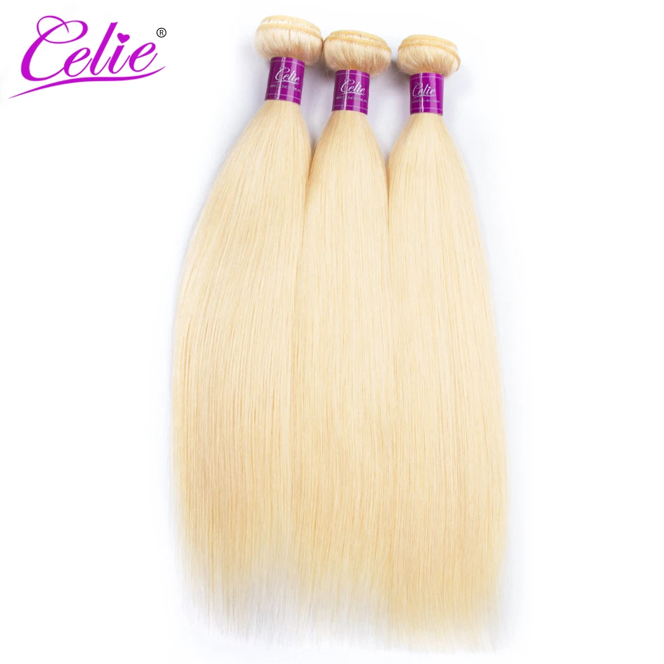 Mscoco-613-Bundles-With-Frontal-Peruvian-Hair-Blonde-3-Bundles-With-Closure-Remy-Straight-Human-Hair (3)