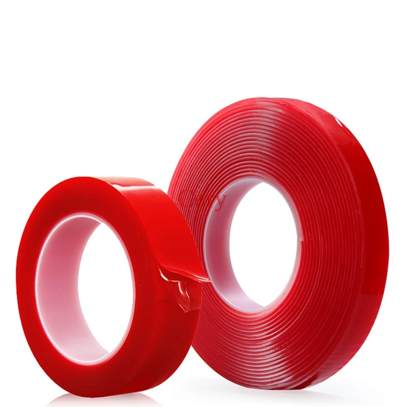 

1PC Car double-sided adhesive strong transparent without traces viscosity fixed acrylic household tape 5/6/8/10/12/15mm 3M CZYC