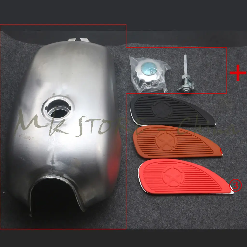 

For CFMOTO Mandrill 8L GAS Petrol FUEL TANK RAW BARE METAL CAFE RACER SCRAMBLER