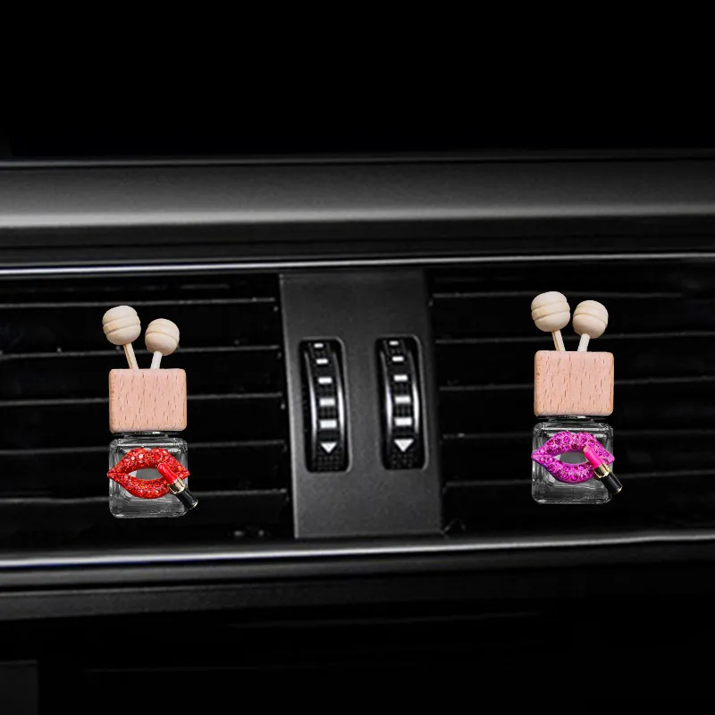 

car air freshener perfume for air conditioner outlet auto Perfume clip Lipstick perfume bottle hanging diffuser in air freshener