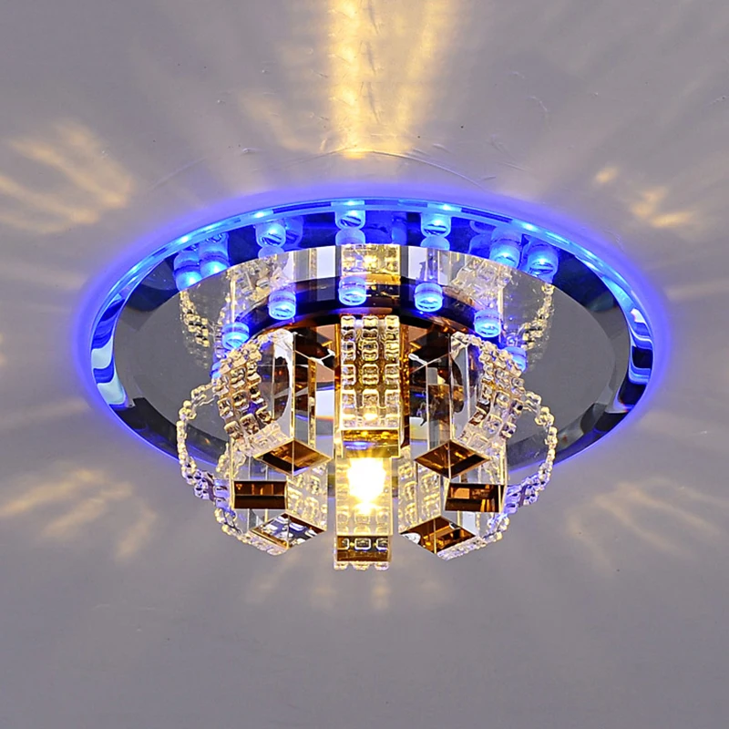 

New 3W LED Modern LED Crystal Ceiling Lights balcony light Aisle Ceiling Lamps Living room Lighting