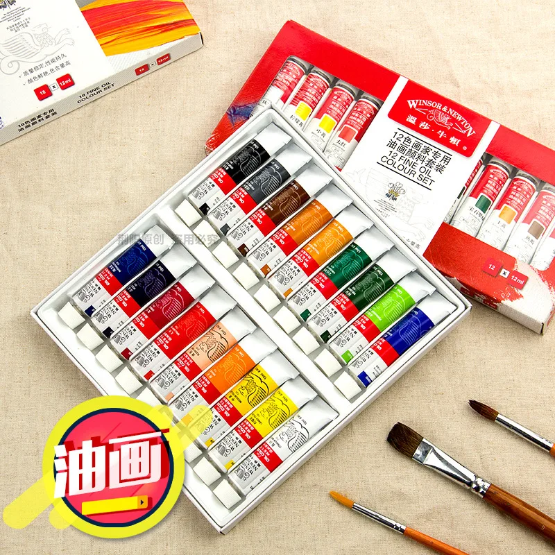 Winsor and Newton Oil Paint For Artist School Student Painting Art Supplies