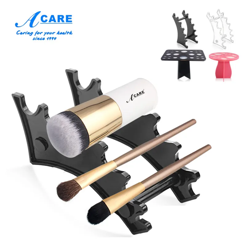 Makeup Brush Holder Drying Rack Shelf Display Dryer Stand Storag Case
