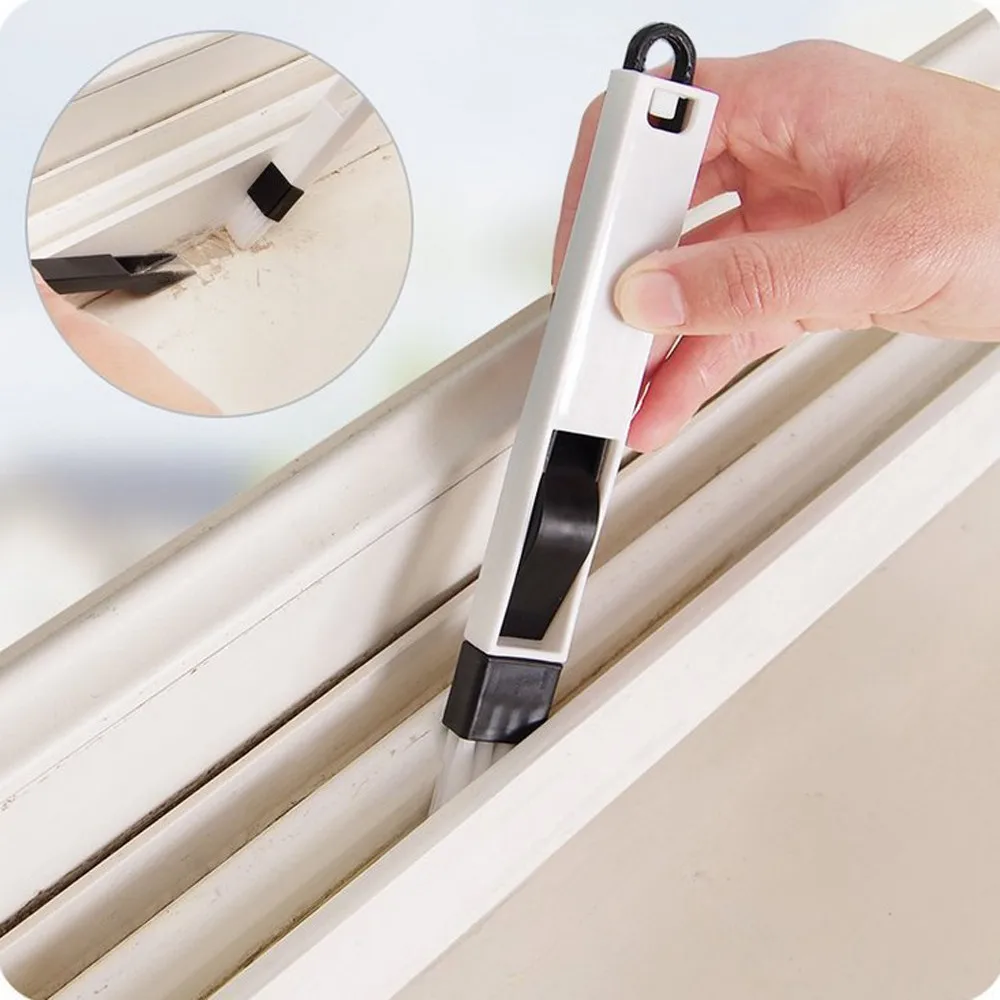 

Multifunction Window Cleaning Brush Groove Keyboard Nook Window Crack Cleaning Dust Shovel Computer Track Cleaner #YY