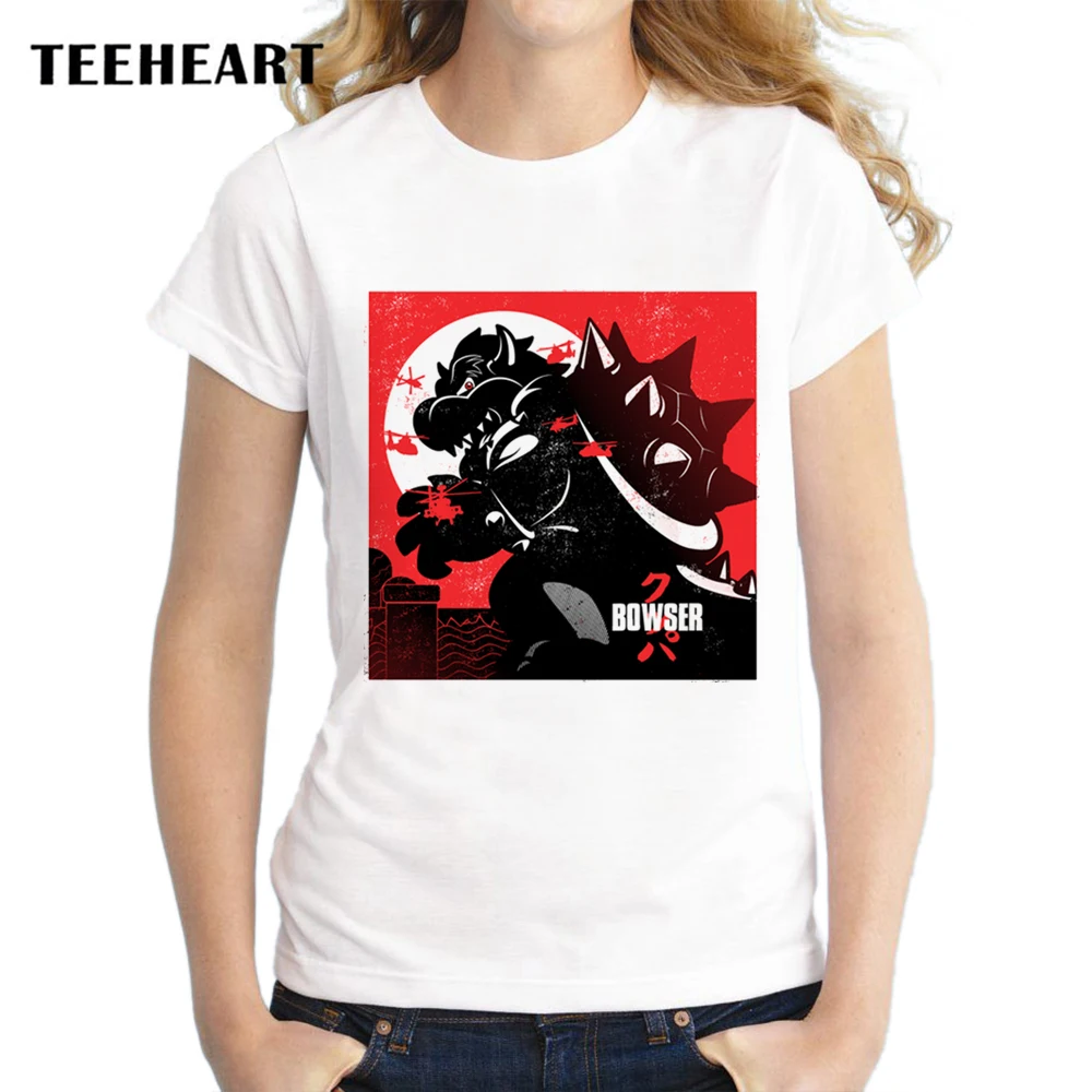 TEEHEART женская футболка с изображением животных огромные толстые Луки динозавры