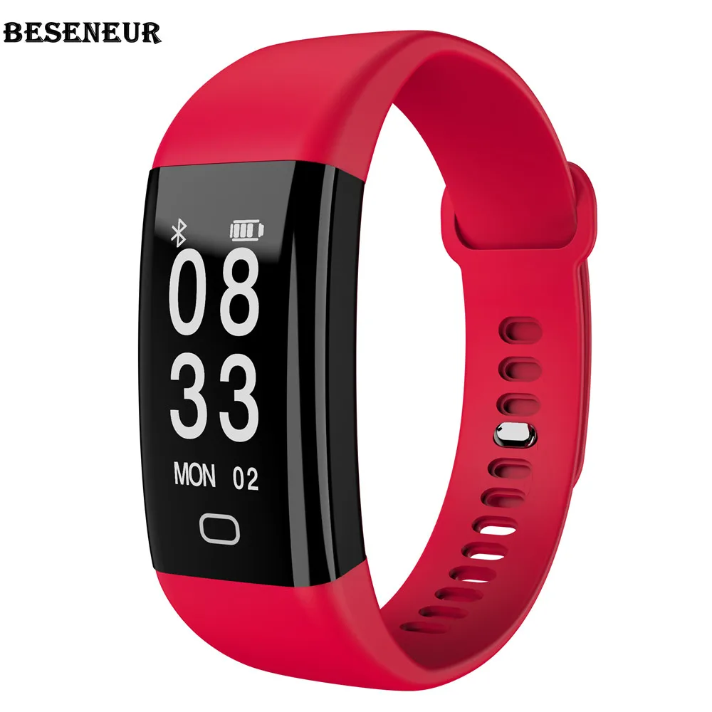 Beseneur Smart Band F09HR IP68 Waterproof Fitness Tracker Bracelet with Heart Rate Monitor Bluetooth Wristband for Android IOS |