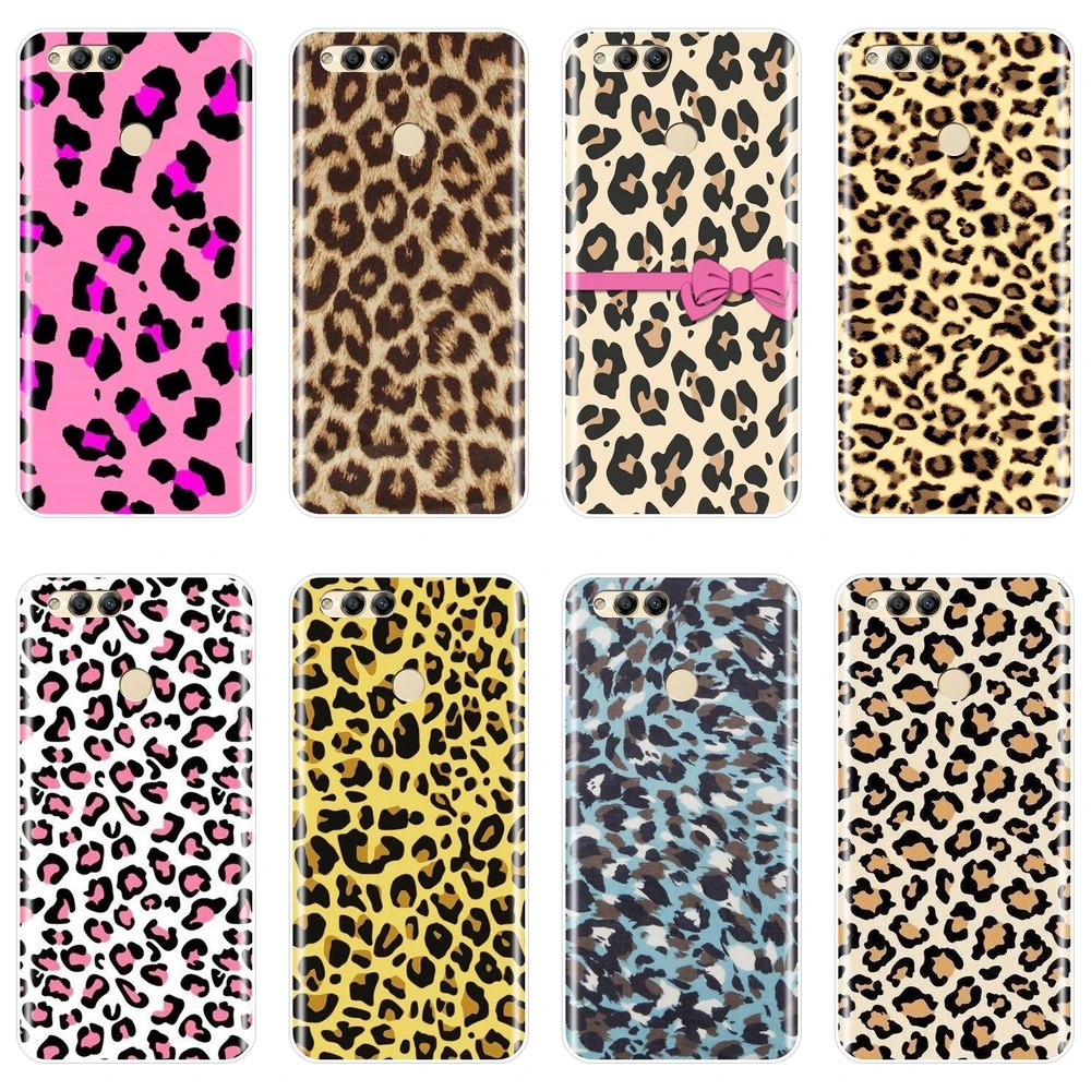 

Silicone Case For Huawei Honor 7 8 9 10 LITE Soft Girl Luxury Leopard Cover For Honor 8X MAX 10 9 8 7 7S 7X 7A 7C Pro Phone Case