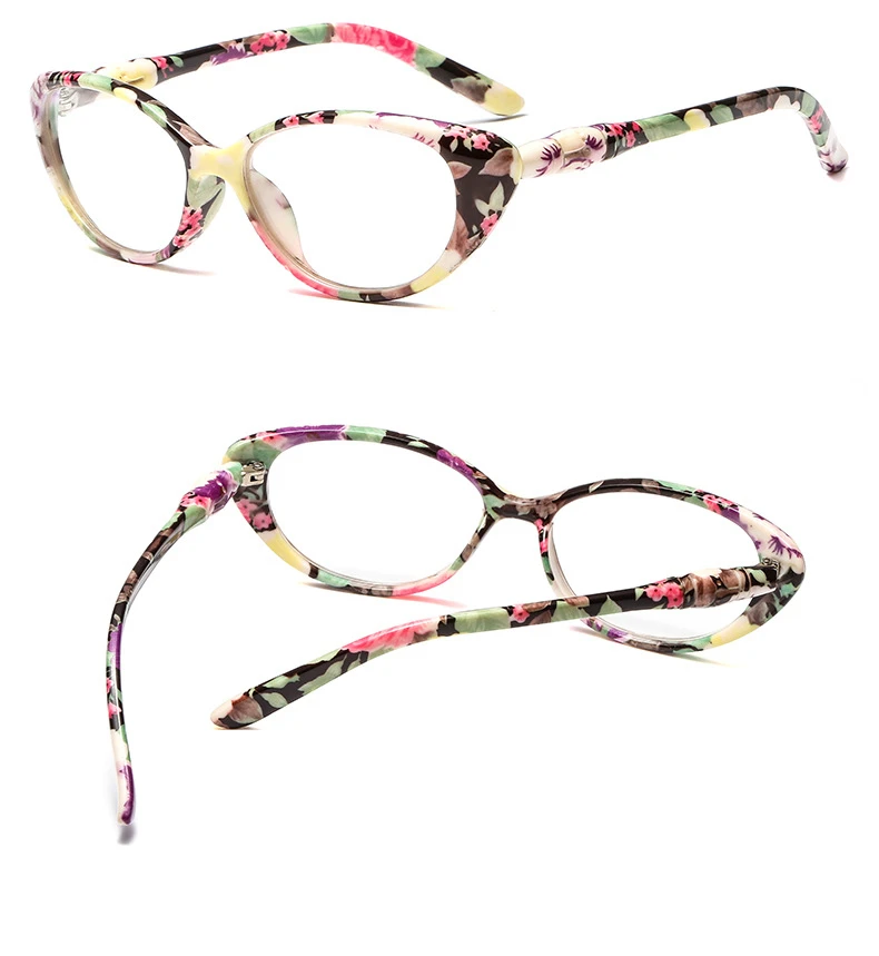 Овальные очки для чтения из смолы кошачий глаз, ретро женские легкие очки для дальнозоркости+ 1,0 1,5 2,0 2,5 3,0 очки для дальнозоркости
