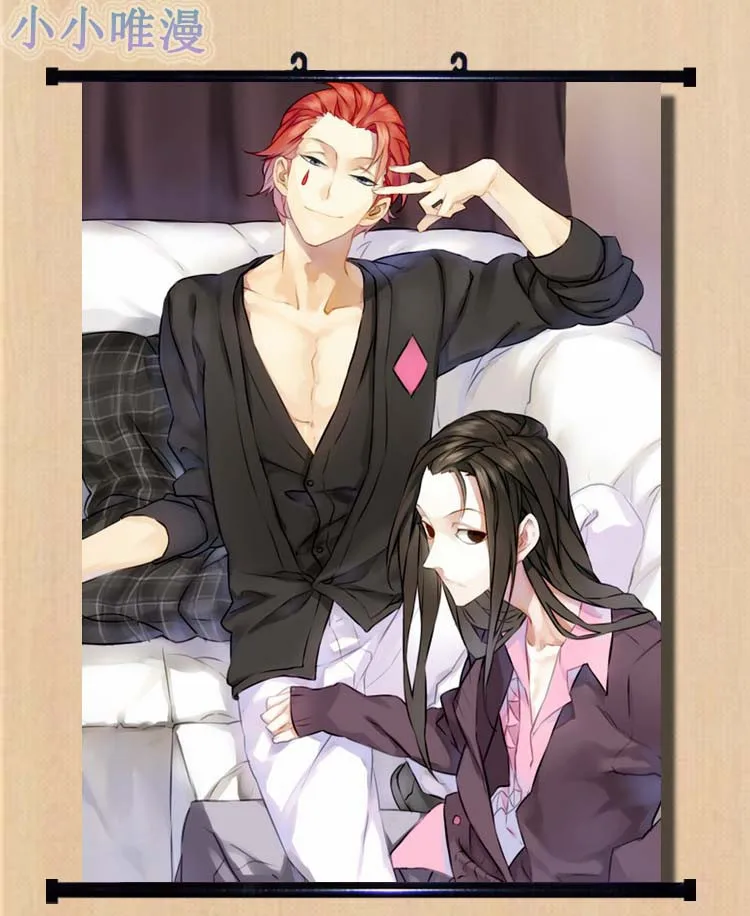 Японский Аниме Охотник х персонажи Hisoka & Illumi Zoldyck Kalluto домашний Декор стены