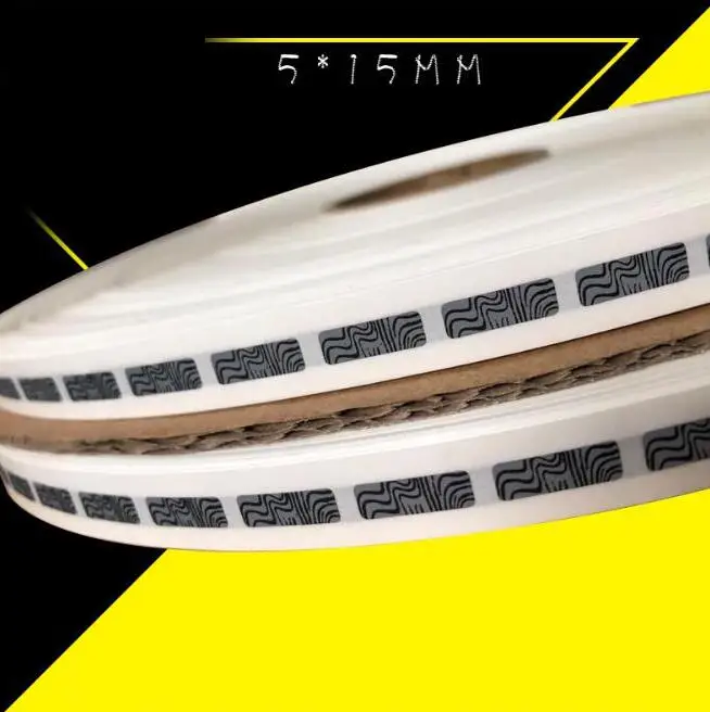 Wholesale high quality 5x15mm zebra scraping film,scratch off stickers