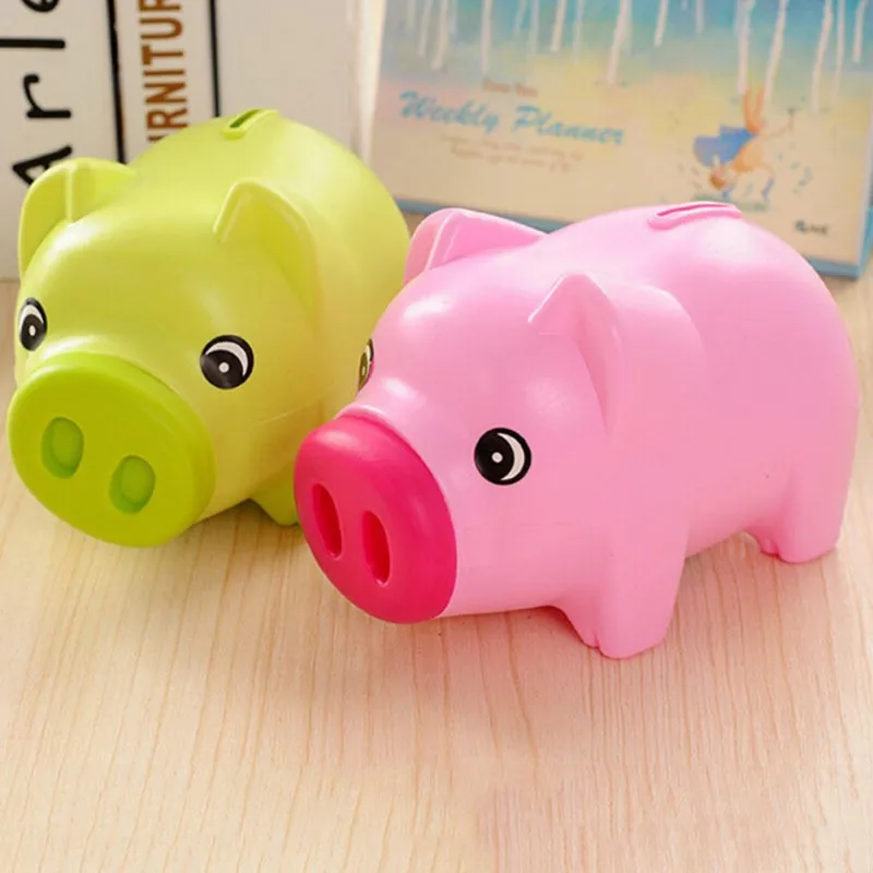 Portable Plastic Piggy Bank Saving Cash Coin Money Box Children Toy Portable Plastic Piggy Bank Saving Cash Coin Money Box Children Toy Kids Gifts Home Collection 3 Colors In Bo From Garden On Aliexpress