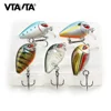 VTAVTA-Mini cebo de manivela, 5 uds., Wobblers flotantes para Señuelos de Pesca, conjunto de Wobblers, cebo Artificial, 1,5g, señuelos duros de pez falso ► Foto 2/6