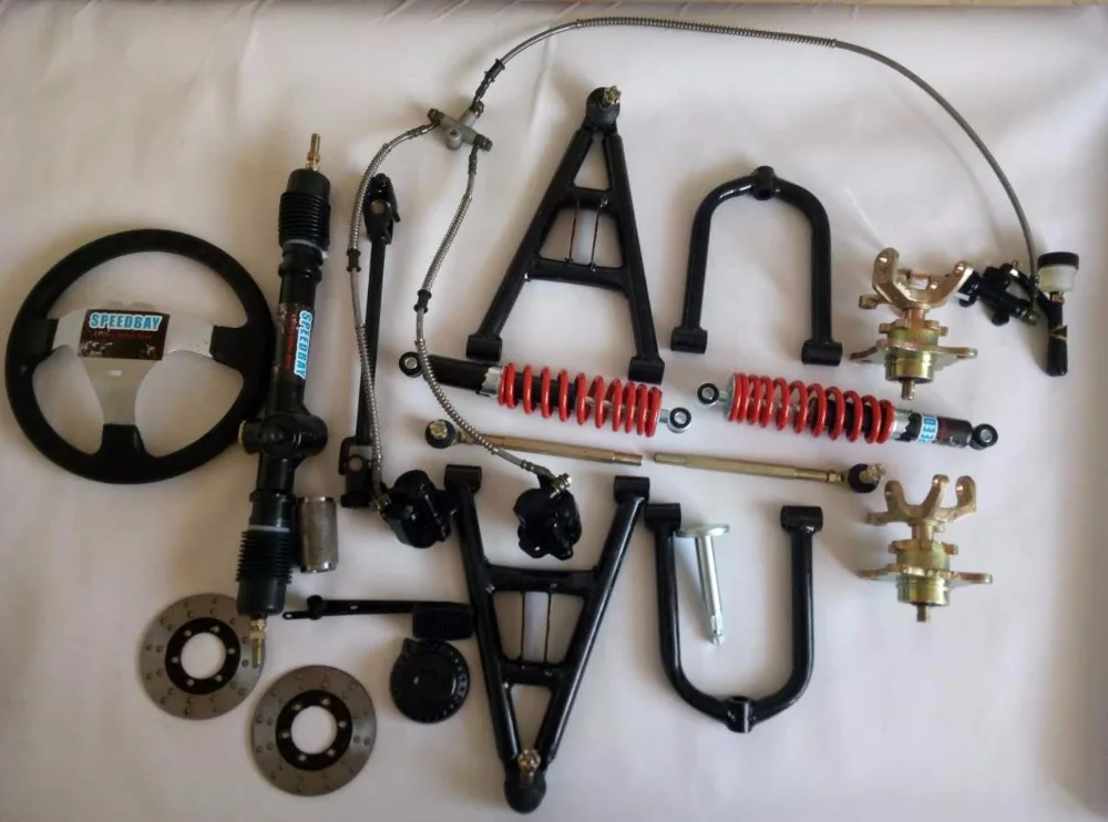 Квадроцикл картинг DIY тормозной диск роторный суппорт Передняя рулевая подвеска
