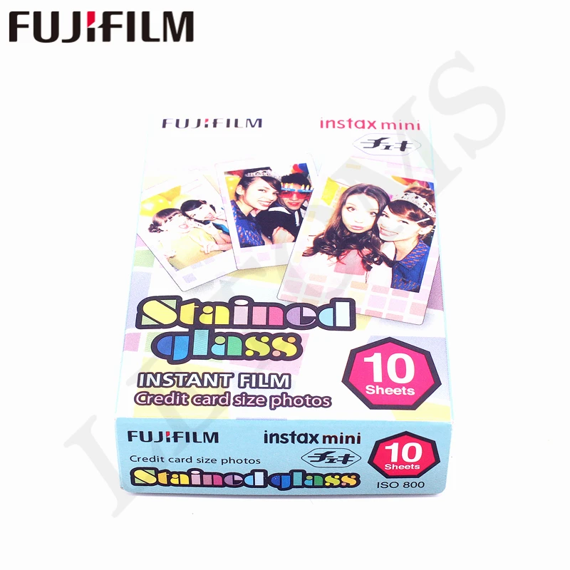 Fujifilm 20 листов Instax Mini витражное стекло + комиксная мгновенная пленка фотобумага