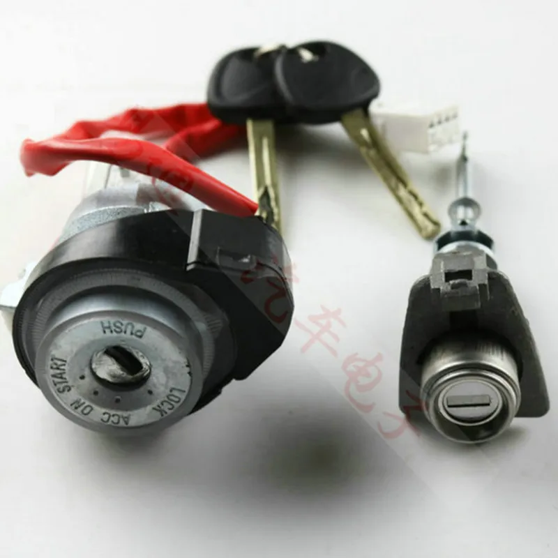 Car-Left-door-lock-cylinder-for-Kia-Sportage-whole-set-door-lock-cylinder-with-ignition-door (1)