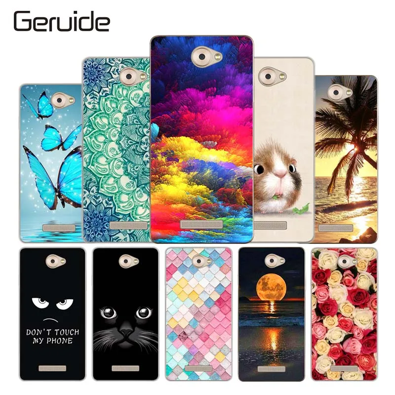 

Geruide Soft Silicone TPU Case for BQ BQS-5070 S5070 Magic Colorful Painting Soft Gel Phone Back Cover For BQ S 5070 BQS5070