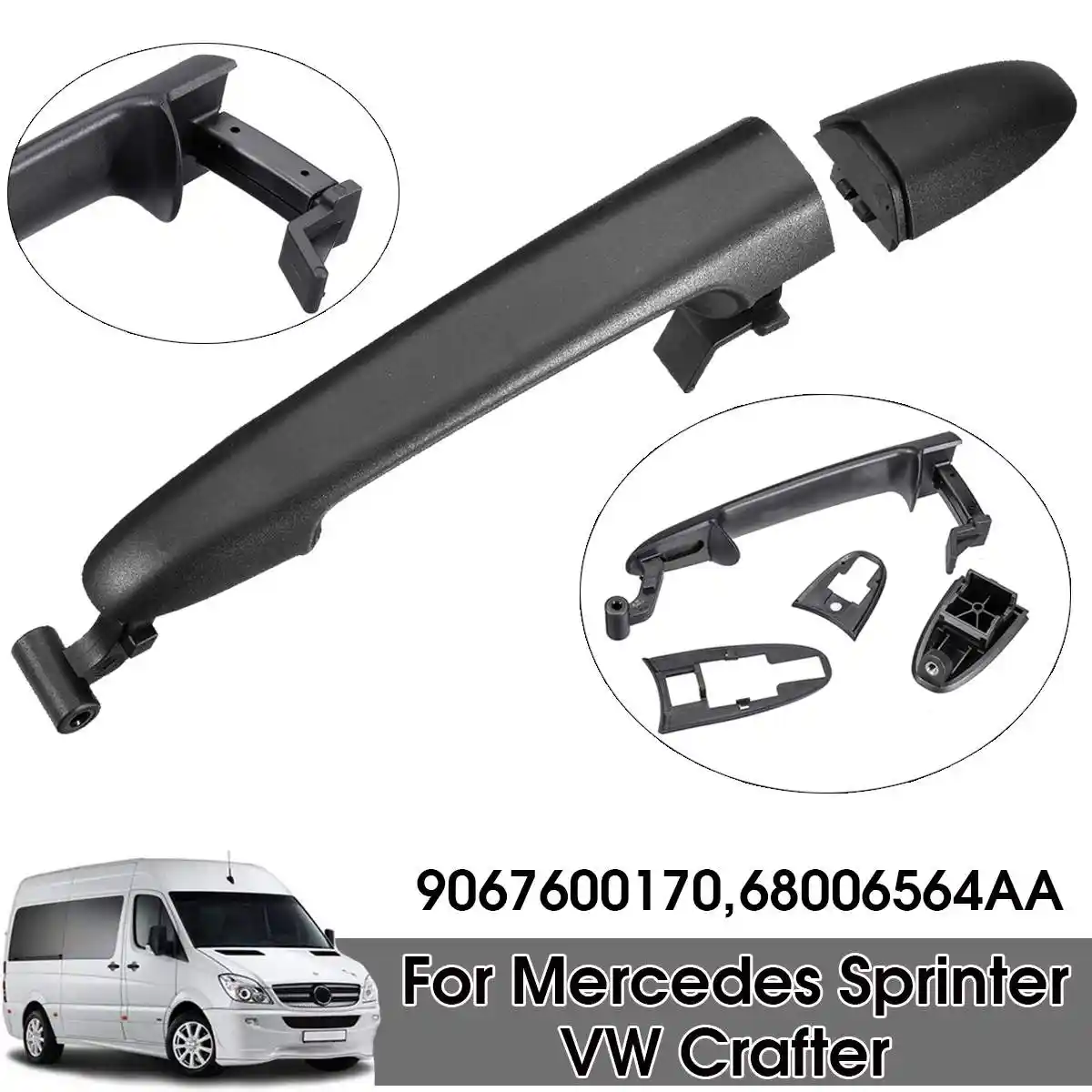 For Dodge Freightliner Sprinter 2500 3500 Outside Door Handle 33149 9017600459
