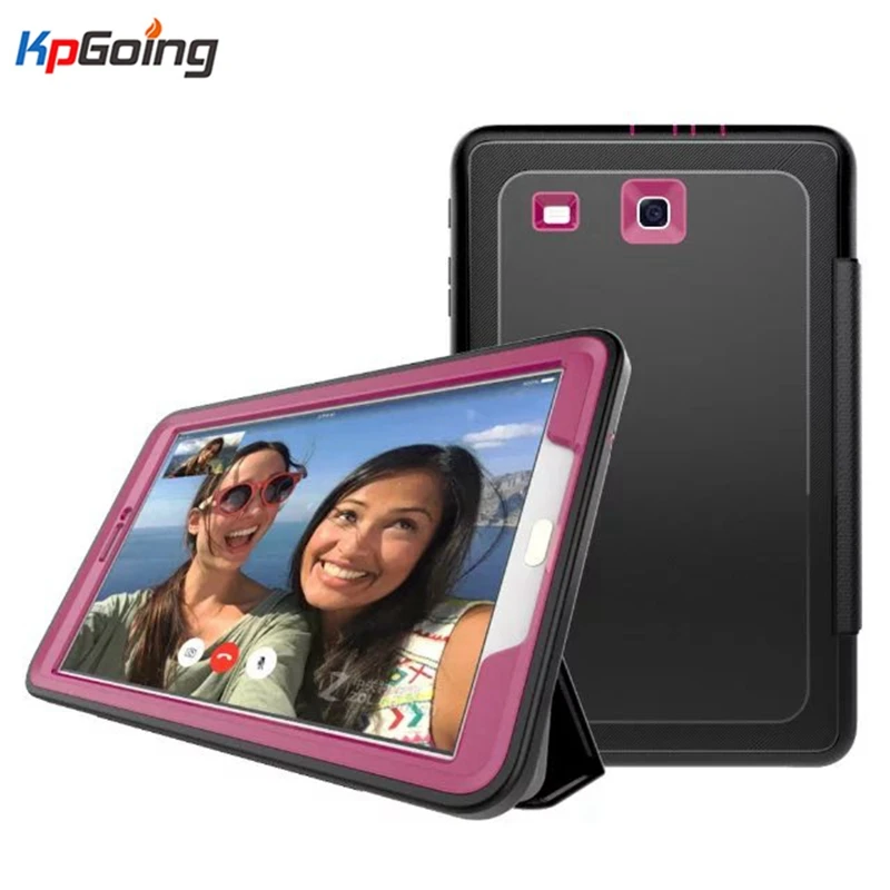 

Top Case for Galaxy Tab E 9.6 T560 Stand Shockproof Rugged Protective Cover Case for Samsung Galaxy Tab E T561 9.6'' Tablet Skin