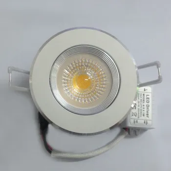 

5W dimmable LED downlight Recessed LED Ceiling light Spot lamp with 7000k ct cri80