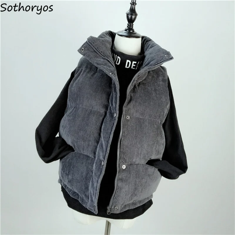 Vests Women 2018 Trendy Korean Style Solid Zippers Simple Womens Waistcoats Leisure Warm Soft School Students Females Waistcoat Vests Women 2018 Trendy Korean Style Solid Zippers Simple Womens Waistcoats Leisure Warm Soft School Students Females Waistcoat