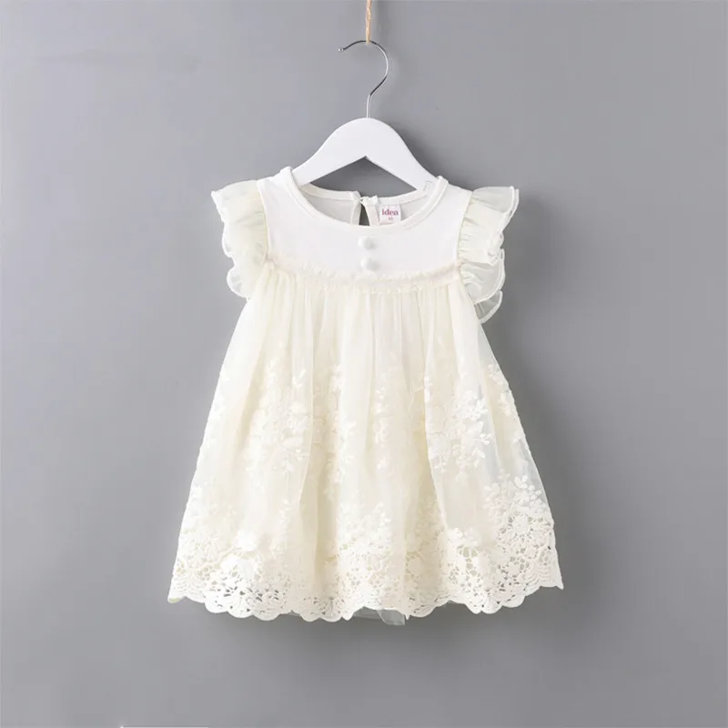 Robe de princesse brodée pour bébés filles | Robes de bal de baptême pour anniversaires de baptême pour nourrissons de 0-2 ans