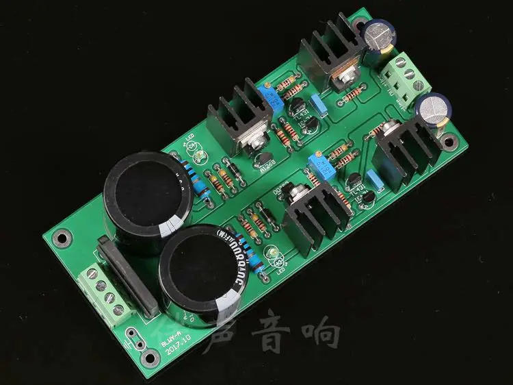 

Assemble low noise precision class A shunt regulated power supply board Output +-15V/+-25V/+-28V/+-35V/+-45V