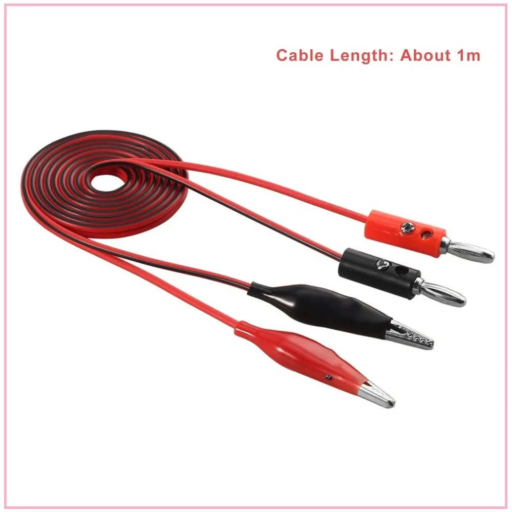 

ACEHE Alligator Probe Electrical Test Leads Clip Pin Banana Plug Cable For Digital Multimeter Wire Pen Cable Testing Tool