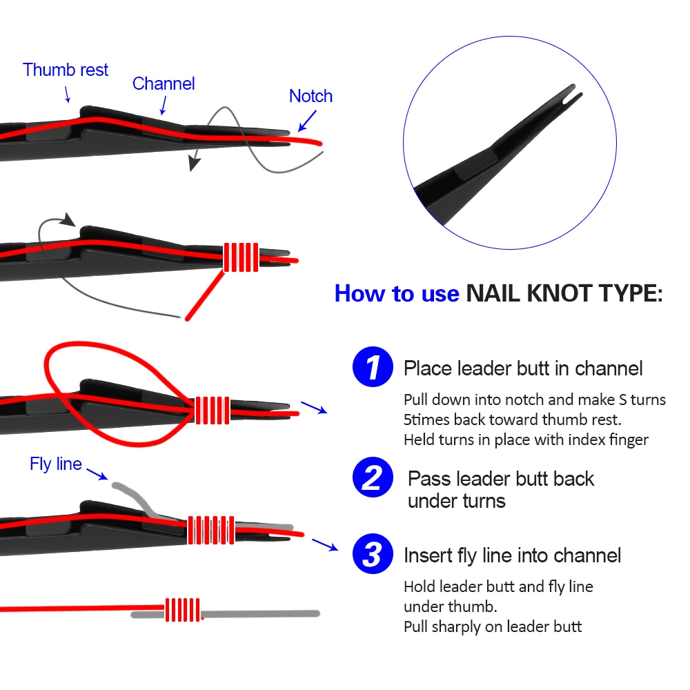 Details about   Fishing Hook Tier Knots Tie Loop Tyer Tools Kit Line Knotter Tying Fishing Tool
