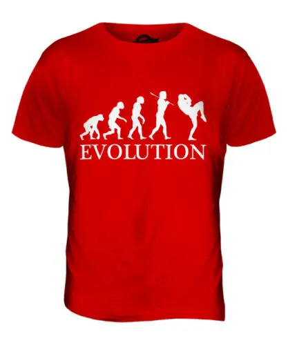 

KICKBOXING EVOLUTION OF MAN MENS T-SHIRT TEE TOP GIFT CLOTHING
