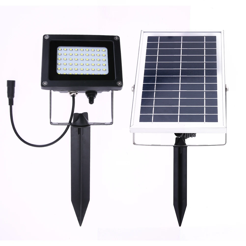 

54 LED Solar Powered Day/Night Sensor Light with Solar Panel Outdoor Lighting LED Security floodlights for Garden/Pathway