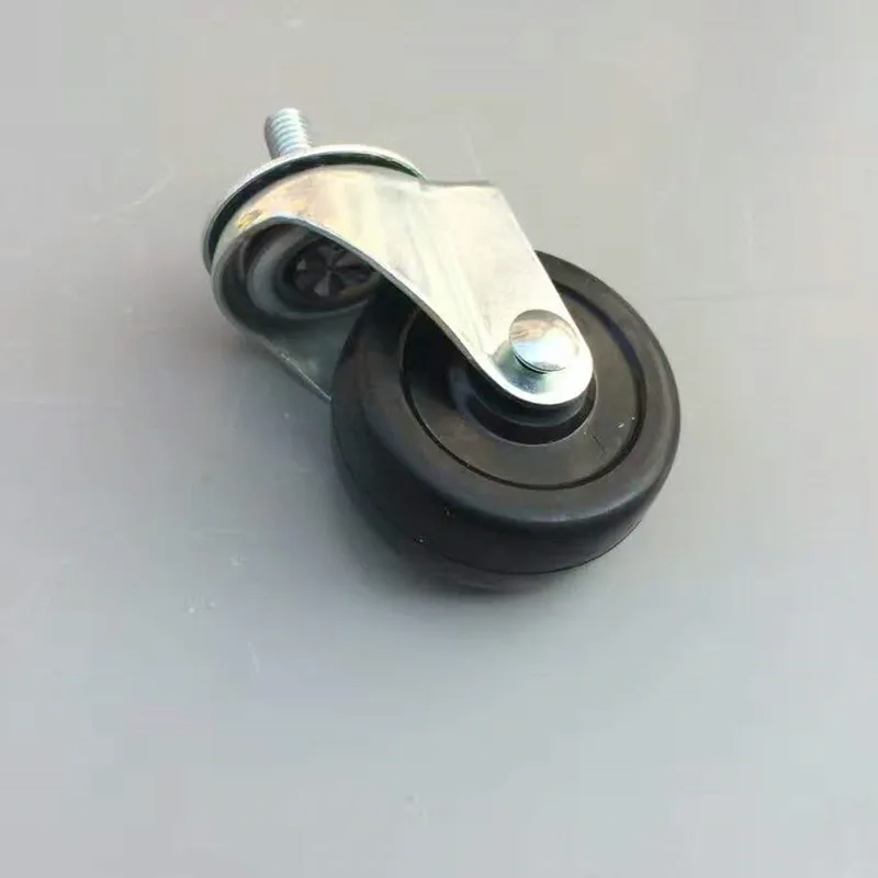 4PCS light duty 1.5 inch Plate Swivel Caster PP small for carts casters