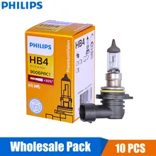 10 шт. Philips Vision 9006 HB4 12 В 55 Вт P22d 9006PRC1+ 30% Яркий светильник OEM Автомобильные галогенные лампы Автомобильные противотуманные лампы оптом