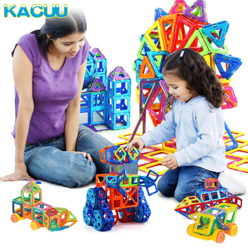 US $52.75 Mini Magnetic Blocks 164pcs Magnetic Designer Constructor Building Blocks amp Model Building Plastic Educational Toys For Children