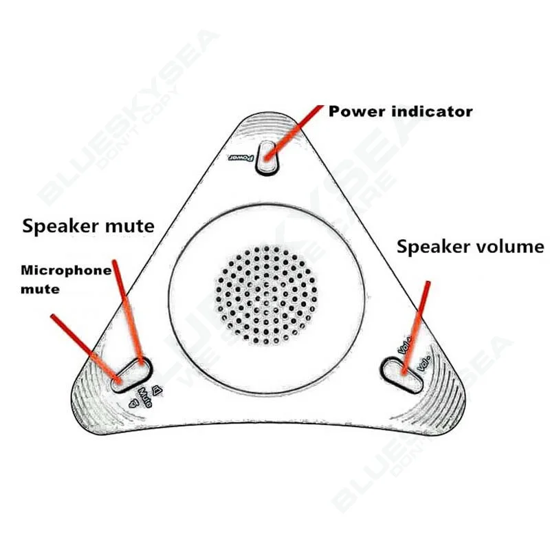 HTB1kndrNXXXXXXKapXXq6xXFXXX7 VOIP Conferencia altavoz