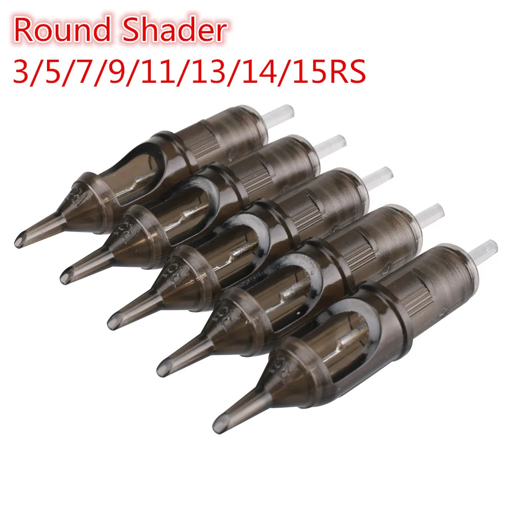 

Wholesale 20PCS Safety Round Shader Tattoo Needle Cartridge Supply 3/5/7/9/11/13/14/15RS