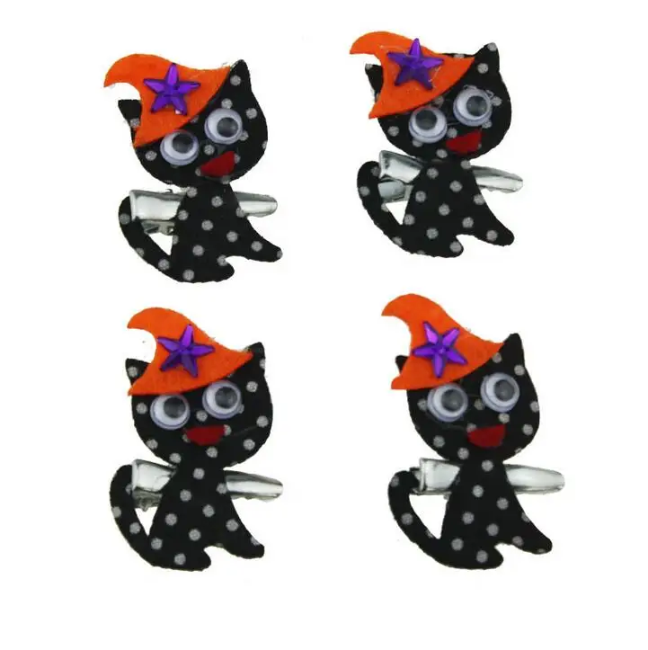 halloween cat hair clip1