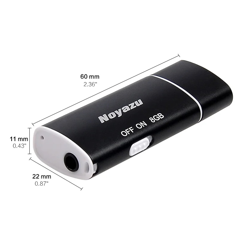 NOYAZU V17 самый маленький Профессиональный диктофон 8G Мини USB цифровой Аудио
