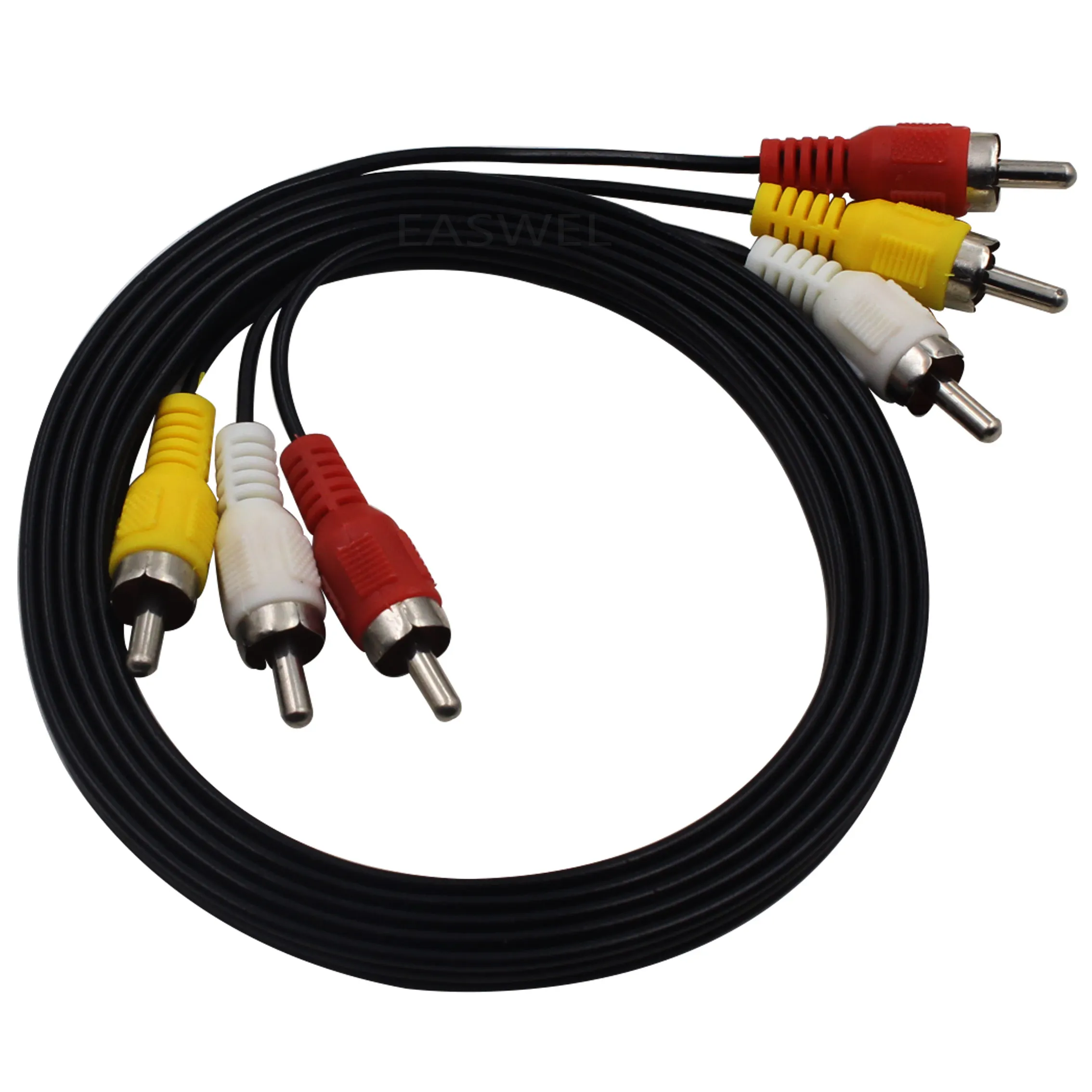 3 RCA до 3 RCA Мужской AV стерео аудио видеокабель шнур для AV tv DVD 3RCA до 3RCA Композитный Аудио Видео AV кабель штекер