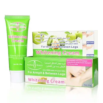 

50g Whitening Cream Body Dark Skin Armpit Knee Lightening Bikini Underarm Inner Thigh Hot High Quality Boday Cream HST0443