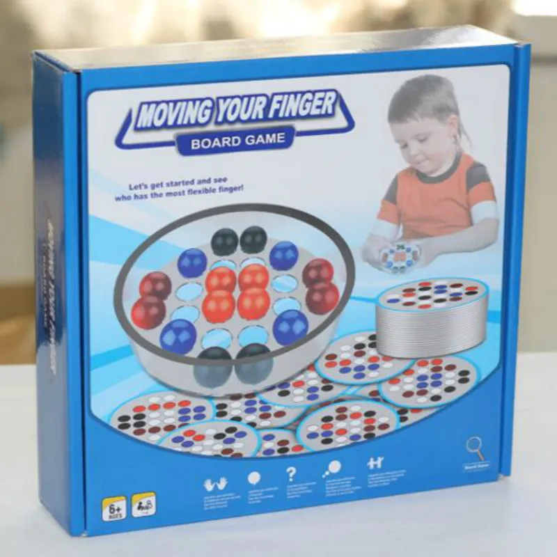 Moving your finger board game 1 4 Players Family Game For Children With