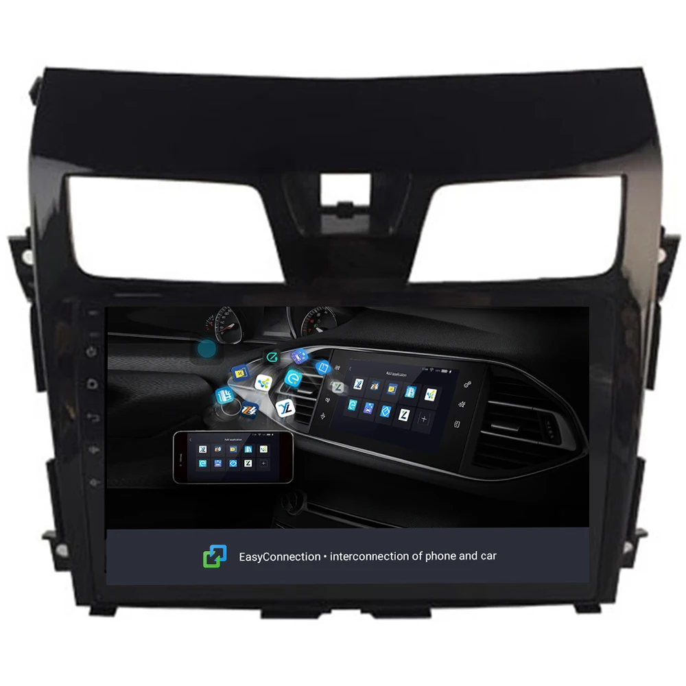 Cheap 10.2" IPS 4G Android 9.1 quad Core 16GB ROM Car DVD Player For Nissan Teana Altima 2013-2019 GPS ADAS Radio Stereo DSP CarPlay 3