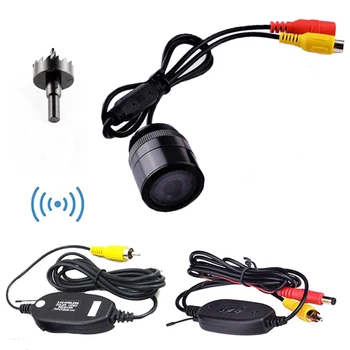 

Auto Parktronic 2.4 Ghz Transmitter and Receiver Wireless Backup Rear View Camera IR Night Vision Wirelss Car Reversing Camera