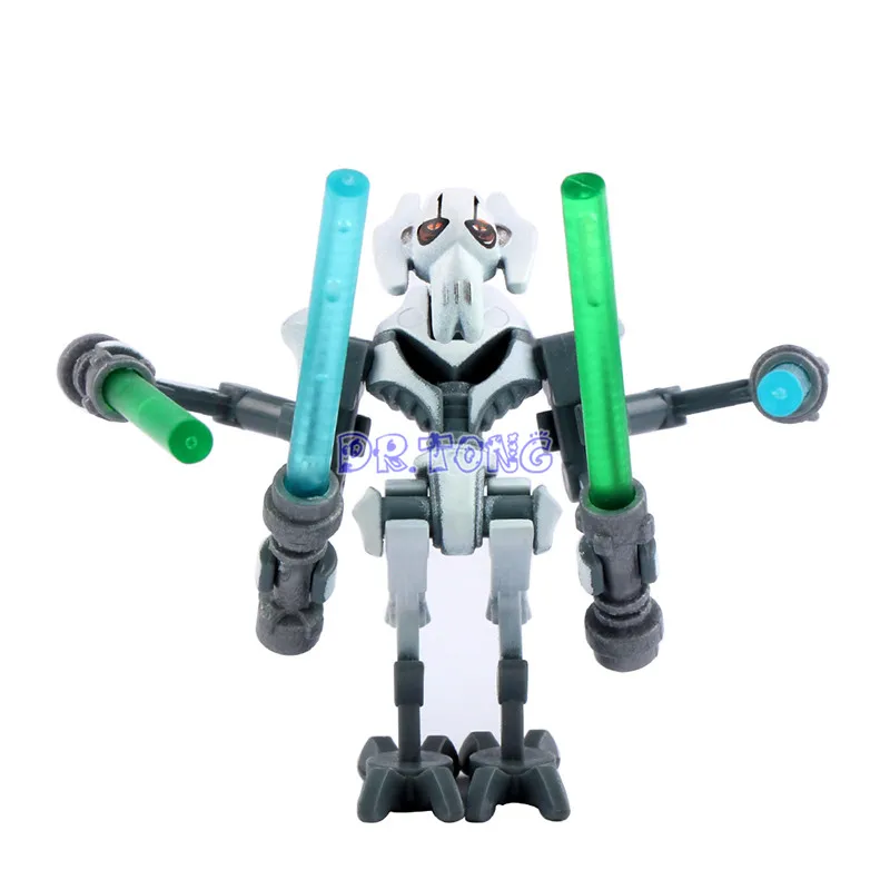 DR TONG PG8011 General Grievous With Lightsaber Gun Mini Dolls Building Block Children Gift Toys