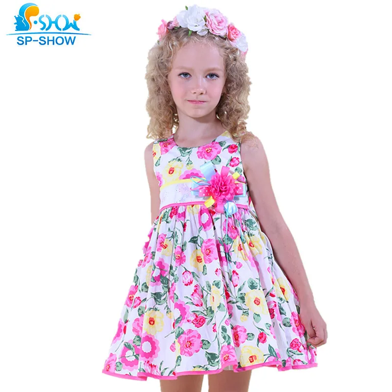 

Girls Summer Dress For 5-13 Age Reine Des Neiges Girl Clothes Children Clothing Girl Dresses 9482