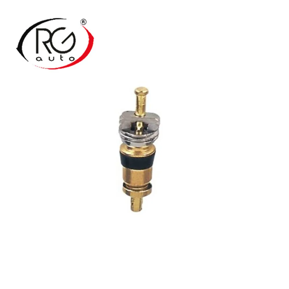 RGFROST Best 50pcs 5V1 18.5mm(0.73in) NBR Automotive Air-Conditioning Stem Valve Copper Core Black White Green