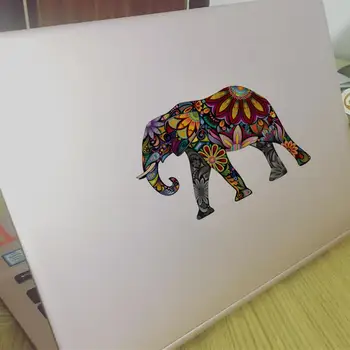 

Elephant Deer Sea Horse Flower Pattern Wall Sticker For Computer Sticker Removable Decal Ethnic Unique style Living Room
