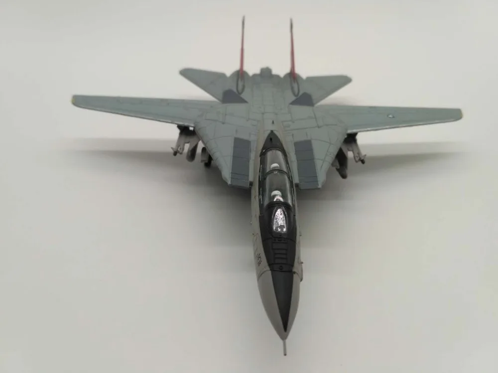 1/100 масштаб F-14 модель самолета Tomcat литая под давлением авианосец ВМС США F14 игрушки для детей Подарки