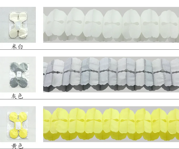 2 шт./лот, 3 м, бумажные гирлянды, свадебные декорации, Вечерние Декорации, украшения для свадьбы, дня рождения, занавески, бумажные гирлянды