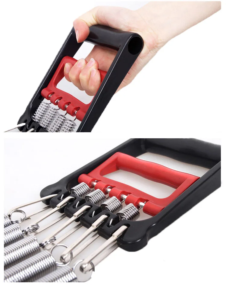 Multifunction Steel Hand Gripper Chest Developer Fitness Gym Muscle Pulling Exercise Workout 5 Spring Expander,fitness hand gripper