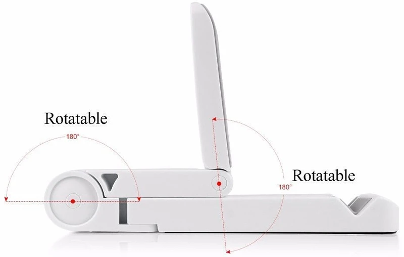 ULIFART Регулируемая подставка таблетки универсальный складной Многоракурсность Настольный держатель для смартфона Tablet iPhone 8
